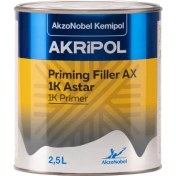 Resim Akzonobel Akripol Prımıng Fıller Ax 1k Selülozik Astar 2,5 Lt Açık Gri 