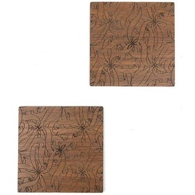 Resim Bardak Altlığı Model -47 Kahverengi 