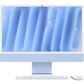 Resim Apple iMac 24 inç Retina 4.5K M4 çip 10 çekirdekli CPU ve 10 çekirdekli GPU 24GB 512GB SSD - Mavi (MD2T4TU 