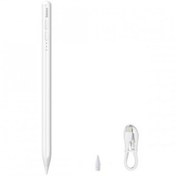 Resim Baseus 130Mah Şarjlı Yedek Uçlu kapasitif Kalem Tablet Kalemi Dokunmatik Kalem iPad Pro İpad 6 7 8 Uyumlu 