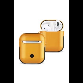 Resim Apple Airpods 2 (2.nesil) 3in1 Kılıf - Sarı 