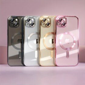 Resim Kamera Lens Koruyuculu Lüks Elektro Kaplama Manyetik Yumuşak Şeffaf Kablosuz Şarj Telefon Kılıfı, iPhone 16 15 14 13 12 11 Pro Max Plus için uygun telefon koruyucu kılıf ve kabuk 