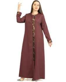 Resim derin store Kadın Nakış Detaylı, Dubai Modern Maxi Ferace 