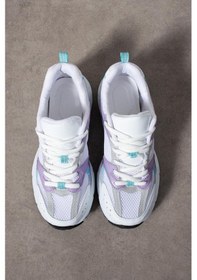Resim Unisex Beyaz Spor Ayakkabı Mavi 