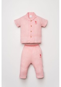 Resim U.S. Polo Assn. U.s Polo Assn. Kız Bebek Pembe Takım 5274-50235 Pembe-01 