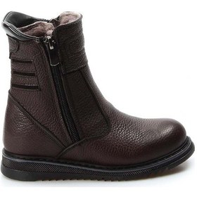 Resim Hakiki Deri Kürklü Erkek Çocuk Klasik Bot 770kfa202 001 