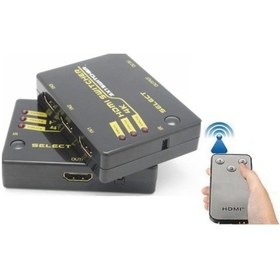 Resim 4871 Hdmi Switch 3 Port Çoklayıcı Kumandalı 4K Ultra HD Destekli 