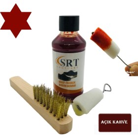Resim Srtfootcare Süet Nubuk Ayakkabı Bakım Boyası 110 gr ve Süet Temizleme Tel Fırça 