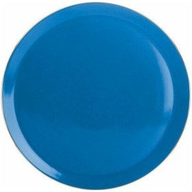 Resim Porland Morocco Serisi 32cm Düz Tabak Desen2 Mavi Beyaz 