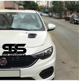 Resim Fiat Egea Uyumlu Piano Black Kaput Üstü Havalandırma Izgarası (01) (Sts Oto Aksesuar) 