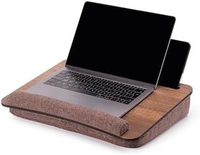 Resim Vigo Wood-LS013 Minderli Laptop Sehpası (Ceviz) 