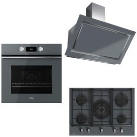 Resim Teka Urban 70 GZC 75330 XBC ST - HLB 8400 ST - DLV 98660 ST Tos Gri Ankastre Set 