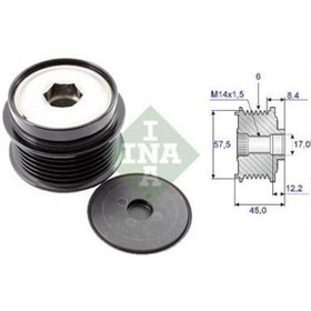 Resim Ina Alternatör Kasnak Rulmanlı 6-kanal Chrysler-dodge-jaguar-jeep N11.9785 