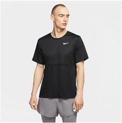 Resim Nike M Nk Df Run Top Ss Erkek Siyah T-shirt - Cj5332-010 
