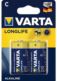 Resim Varta Longlife Alkaline C Boy Pil 