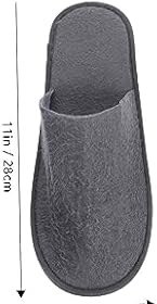 Resim Otel Açık Terlik Misafir Ayakkabıları Gelin Nedime Terlik Banyo Terliği Olmayan Tren Terlik Yakın Terlik Erkek Terlik Kaymaz Terlik Kumaş Terlik Atmak Peluş Light Grey 