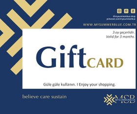 Resim MYSUMMERBLUE Hediye Kartı - ₺2,500.00 