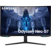 Resim Odyssey Neo G7 LS32BG750NPXUF 32" 1 MS 165 Hz UHD Curved Oyuncu Monitörü Samsung