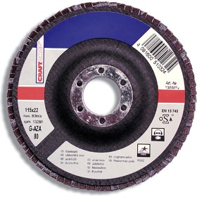 Resim Craftomat Taşlama Taşı K80 115 mm Çelik Gümüş 