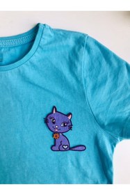 Resim Self Casa Ütü Ile Yapışan Dokuma Arma - Patch - Yama Miniş Kediler 2 Li Set Iron-on Motif 