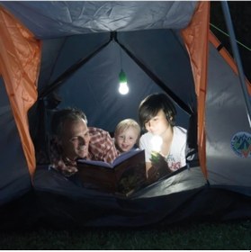 Resim Büro Ev Ofis Kamp Keyfi İçin Çek Yak Kamp Lambası Açık Gri 