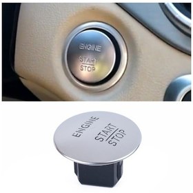 Resim Sones Araç Anahtarsız Anahtar Motor Çalıştırma Anahtarı Basma Düğmesi 2215450514 Mercedes-benz W164 W205 İçin 