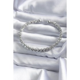 Resim XML Dünyası 316L Gümüş Renk Kadın Bileklik 