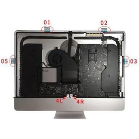 Resim Imac 21.5Inch A1418 Kit Ekran Tutucu Plastikler 2012-13 