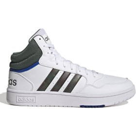 Resim adidas Beyaz - Yeşil Erkek Lifestyle Ayakkabı GY4747 HOOPS 3.0 MID 