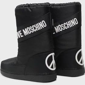 Resim Love Moschino Suya Dayanıklı Logolu Büzgülü Kar Botu KAR BOTU JA24032G1HISA000 