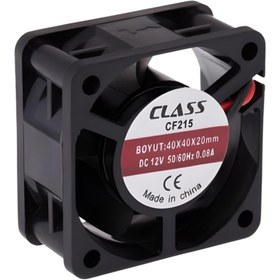 Resim Class Cf-216 40x40x20 Dc 24 Volt 2 Pin 50/60 Hz 0.07a Fan 