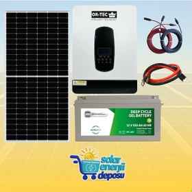 Resim Solar Enerji Deposu 3000w Güneş Enerjisi Paketi 
