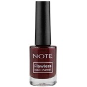 Resim Note Nail Flawless Oje 104 Bordo 