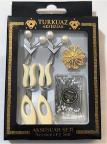 Resim Tradinyom 8'Li Set Pin Eşarp ve Şal İğnesi Eşarp Klipsi Şal Klipsi 