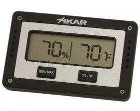 Resim Xikar PuroTemp Rectangular Higrometre Nem Ölçer 