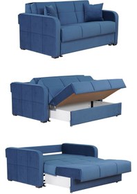 Resim Kilim Mobilya Adonis XL Yataklı Kanepe 160 Mavi 
