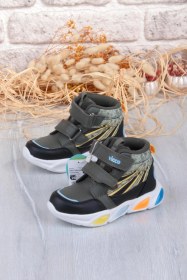 Resim Vicco 946.b25k.420 David Haki Rahat Hafif Işıklı Erkek Çocuk Bot Haki 