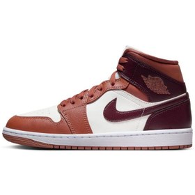 Resim Air Jordan 1 Mid Kadın Basketbol Ayakkabısı 