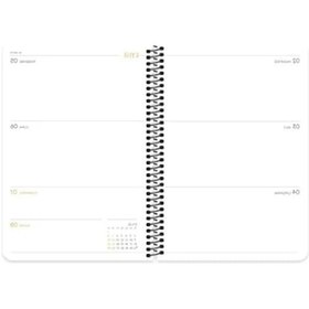 Resim A5 Boyutunda Spiralli Akademik Ajanda - 2024-2025 124-Pembe 