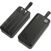 Resim 30.000 Mah Powerbank 22.5W Hızlı Şarj Destekli Dijital Ekran Göstergeli 