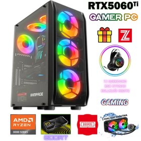 Resim Zeiron Ayvass X20 Ryzen 5 8400F Ddr5 32GB 5600MHZ Ram 1tb M.2 Nvme SSD 8gb Gddr7 RTX5060TI Sıvı Soğutmalı Oyuncu Bilgisayarı 