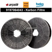 Resim Beko Uyumlu Ade 92540 Davlumbaz Karbon Filtre Ade92540 9197064043 