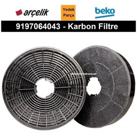 Resim Beko Uyumlu Adg 71310 I Aspiratör Karbon Filtre Adg71310 9197064043 