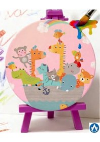 Resim Resim İçin Plastik Tuval Boyama Seti 12x8 Cm 