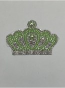 Resim karantuhafiye Taç arma / taşlı arma / ütü ile yapışan / ütü transferli yapıştırmalı taç arma 