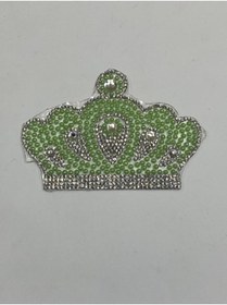 Resim karantuhafiye Taç arma / taşlı arma / ütü ile yapışan / ütü transferli yapıştırmalı taç arma 