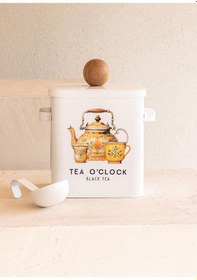 Resim The Mia Storage Çay Saklama Kabı 13x20x23 Cm Beyaz 