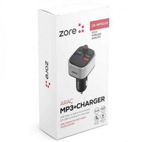 Resim Zore wireless Araç mp3+charger 