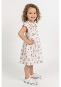 Resim Miababy Fırfırlı Bebe Yaka Elbise Nar 