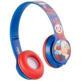 Resim Volkano Bluetooth Kulaklık Marvel Avengers Yenilmezler Mikrofonlu Kablosuz Çocuk Kulaklığı Lisanslı Mv-2004- 